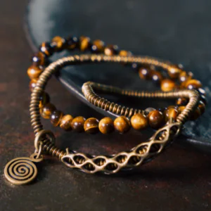 Royal Muse  | Tiger Eye Bracelet for Courage & Abundance - Stone of the Brave