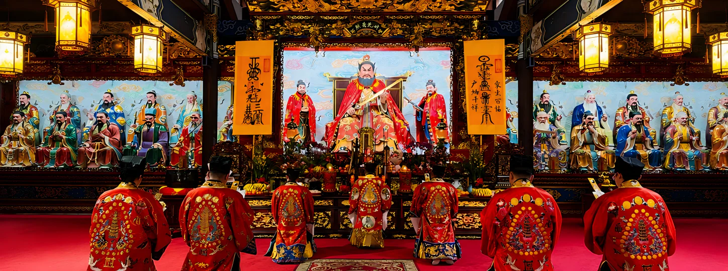 Taoist blessing ceremony at Tianshi Mansion