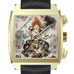 Royal Muse White Wisdom Agate Jambhala Watch Royal Muse White Wisdom automatic watch with white agate dial and White Jambhala motif