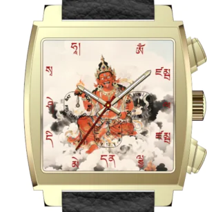 Royal Muse Red Power White Agate Jambhala Watch Royal Muse Red Power automatic watch with white agate dial and Red Jambhala motif