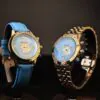 Zakiram Turquoise Two Included Straps Royal Muse Zakiram turquoise watch with included leather and stainless-steel straps